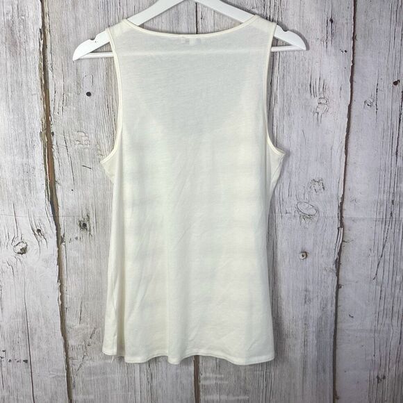 Express Ivory Sequin Tank Top Size Medium NWOT - Picture 6 of 14